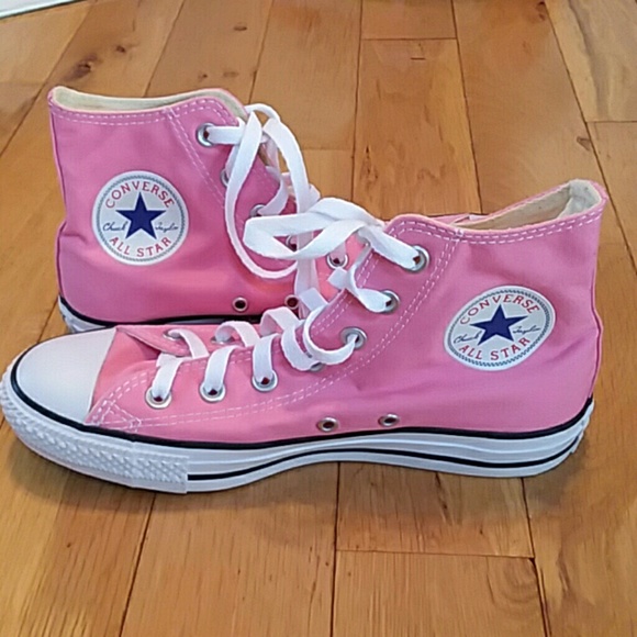 Converse Shoes - Converse chuck taylor all star pink high tops nwob